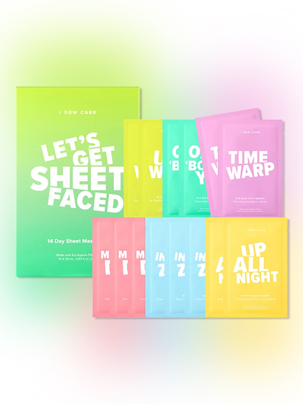 14pc I Dew Care Sheet Mask Bundle Spa